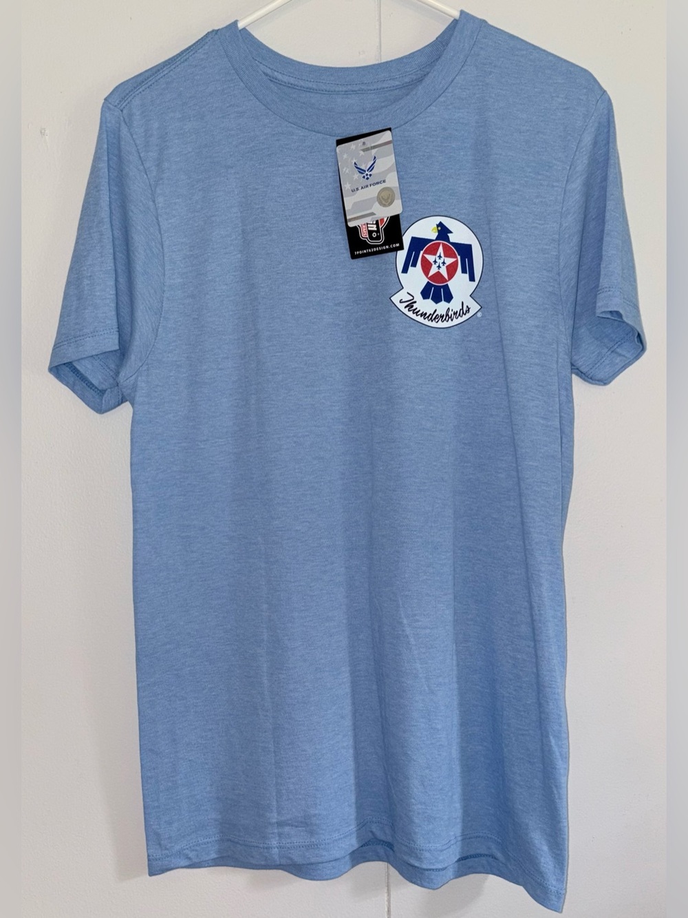 US Air Force Thunderbirds Pride In The Sky Graphic Tee NWT Small 7.62 Design